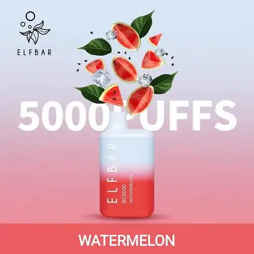 Elfbar BC5000 Disposable Vape 50mg Watermelon at Angél Vapes