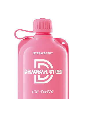 Dragbar C1 Disposable Vape 50mg Strawberry Flavor Cartridge