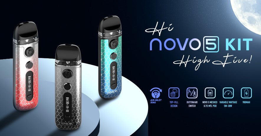 SMOK NOVO 5 30Watt 900mAh best price at Angél Vapes