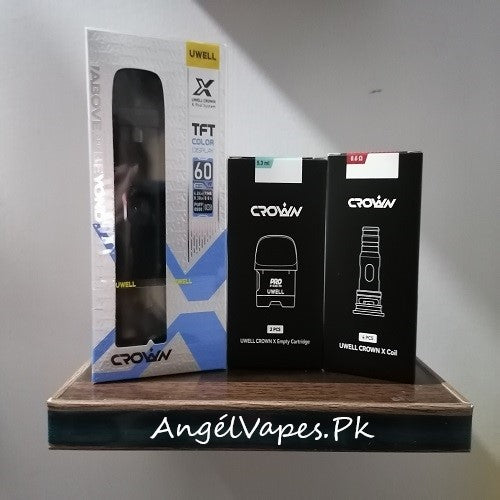 Uwell CROWN X 60Watt 1500mAh best price by Angél Vapes Karachi