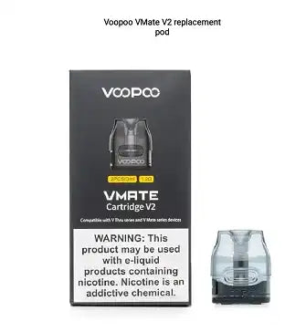 Cartridge Voopoo Vmate V2 for Vmate & Vthru Series at Angél Vapes