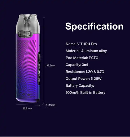 VOOPOO VTHRU PRO 25W POD KIT 900mAh at Angél Vapes 0300-2151614