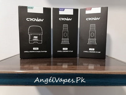 Uwell Crown X Empty Tank / Pod Best Price Angél Vapes Pakistan