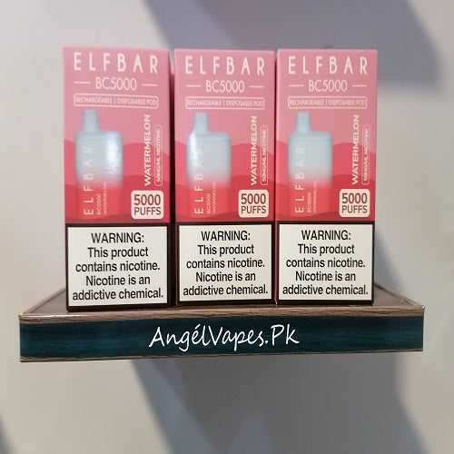 Elfbar BC5000 Disposable Vape 50mg Watermelon at Angél Vapes