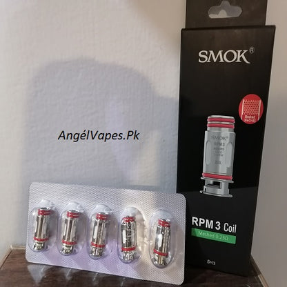 Smok RPM 3 Coil 0.15 and 0.23 price at Angél Vapes Karachi, Pakistan