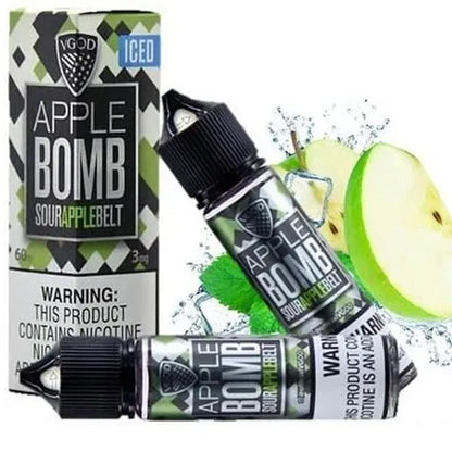 Vgod Iced Apple Bomb - 60ml best price at Angél Vapes